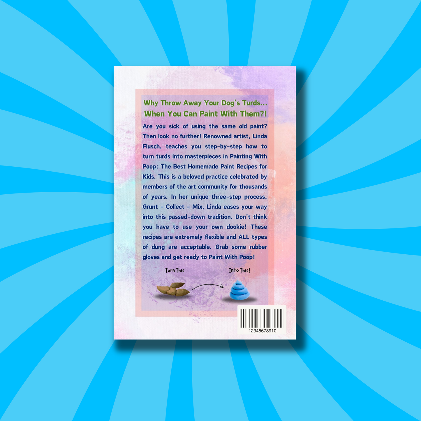 Painting With Poop - Gag Gift Notebook for Kids