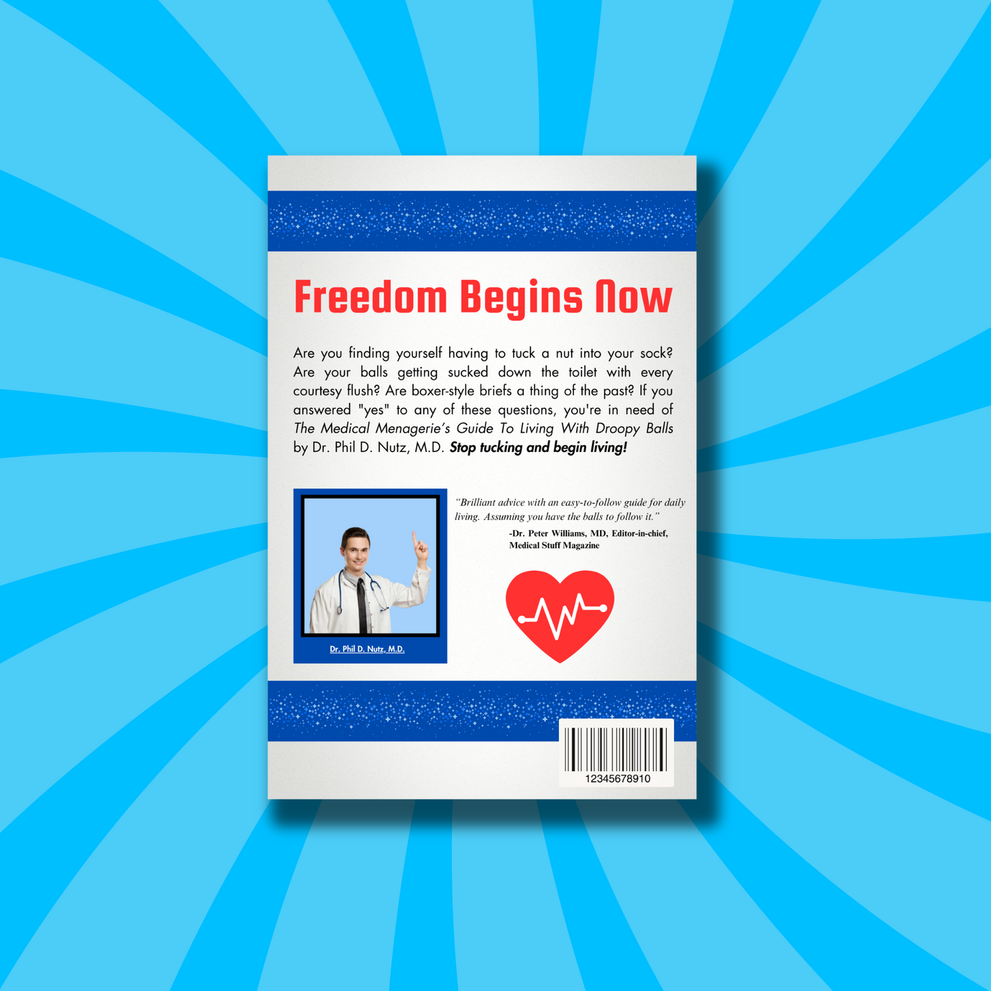 The Medical Menagerie's Guide To Living With Droopy Balls - Gag Gift Notebook