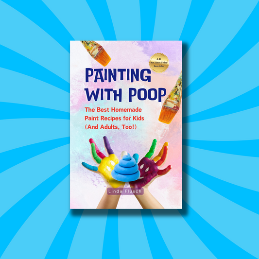 Painting With Poop - Gag Gift Notebook for Kids